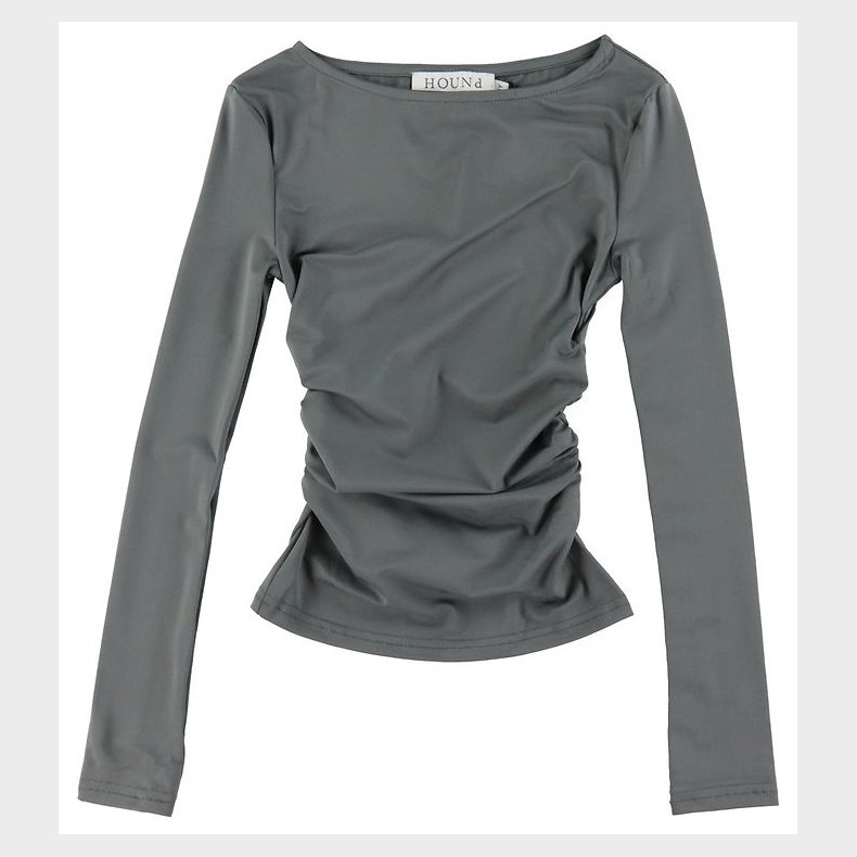 Hound Bluse - Wrincle Top - Grey