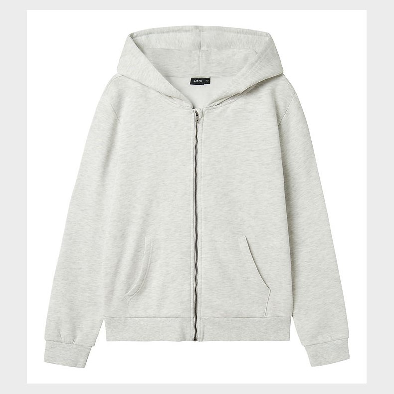 LMTD Cardigan m. Htte - Noos - NlnNizu - Light Grey Melange