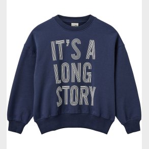 Sofie Schnoor Sweatshirt - Dark Navy m. Print