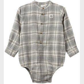 Sofie Schnoor Skjortebody - Khaki m. Tern