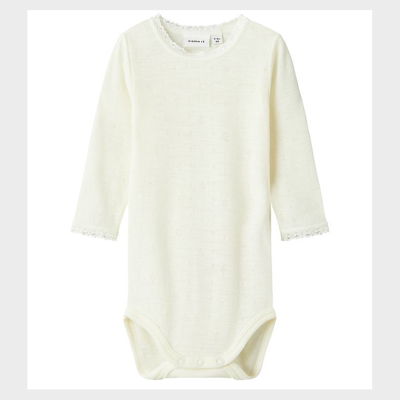 Name It Body l/ - Noos - Uld - NbfWang - Snow White m. Hulmnst