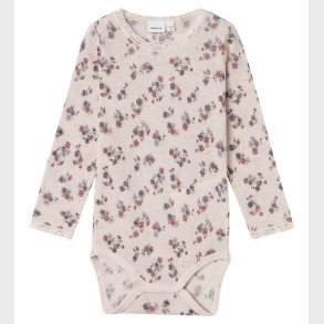 Name It Body l/ - Uld - Noos - NmfWang - Lilac Ash m. Hulmnste