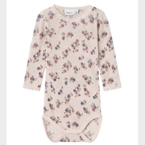 Name It Body l/ - Uld - Noos - NbfWang - Lilac Ash m. Hulmnste