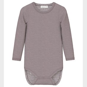 Name It Body l/ - Uld - Noos - NmfWang - Purple Dove m. Hulmns