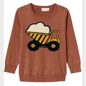 Name It Bluse - Strik - NmmNefolle - Baked Clay