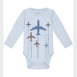 Hust and Claire Body l/ - Uld/Bambus - Baloo - Cloud Blue m. Fl