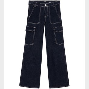 Indian Blue Jeans Jeans - Cargo - Wide Fit - Dark Denim