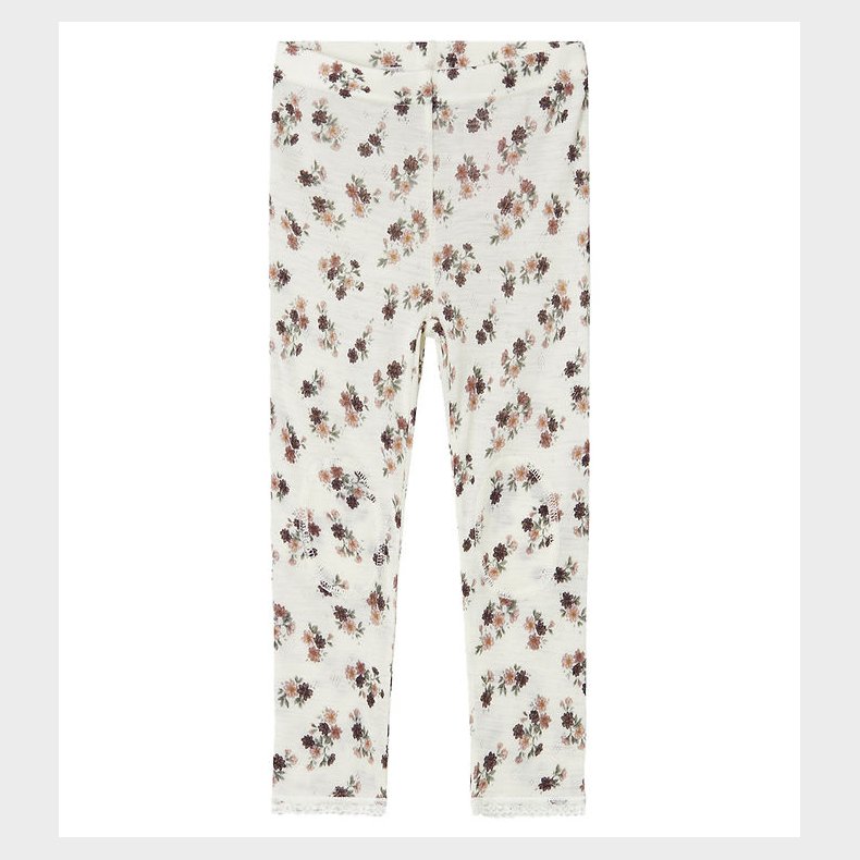 Name It Leggings - Uld - Noos - NmfWang - Snow White m. Hulm�ns