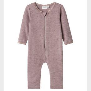 Name It Natdragt - Uld - Noos - NbfWang - Purple Dove m. Hulmns