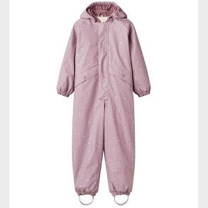 Wheat Regndragt m. Termo - PU - Aiko - Soft Lilac Flowers
