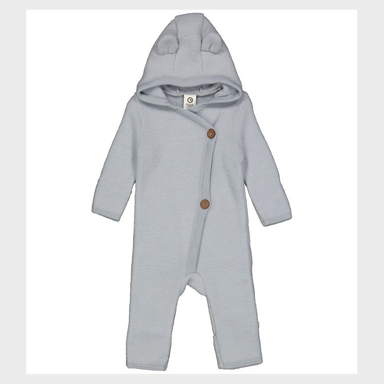 Msli Fleecedragt - Uld - Woolly - Jasmin Blue