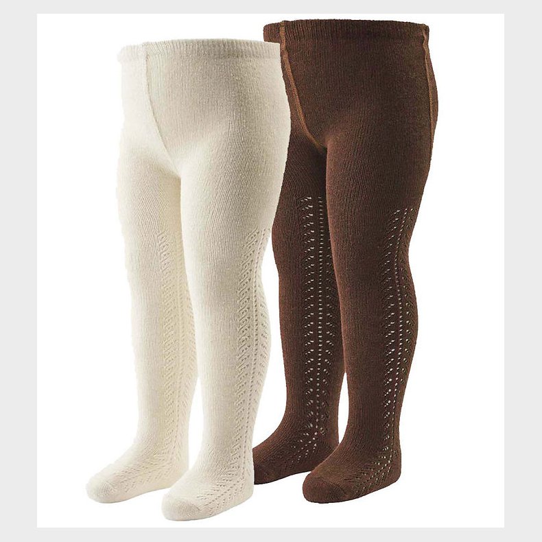 Msli Strmpebukser - Lace - Bark/Balsam Cream