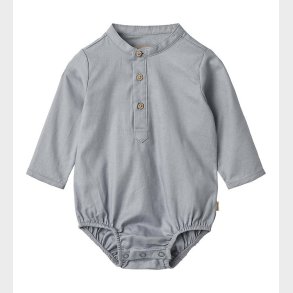 Wheat Skjortebody l/ - Victor - Cloudy Sky