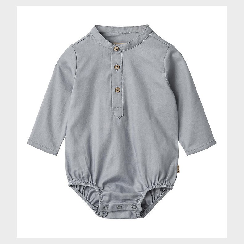 Wheat Skjortebody l/ - Victor - Cloudy Sky