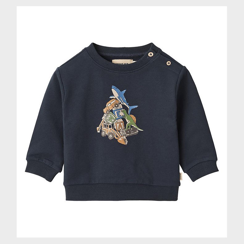 Wheat Sweatshirt - Billy - Navy