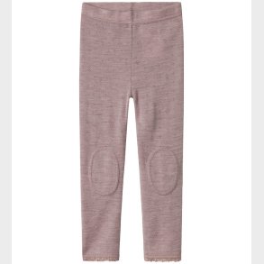 Name It Leggings - Uld - Noos - NmfWang - Purple Dove m. Hulm�ns