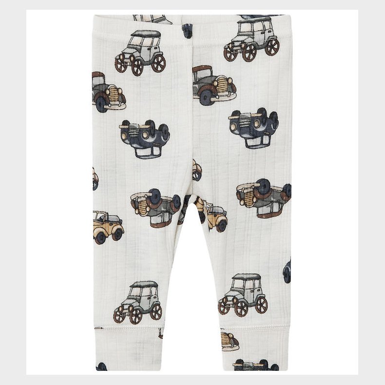 Name It Leggings - Uld - Noos - NbmWang - Snow White m. Biler