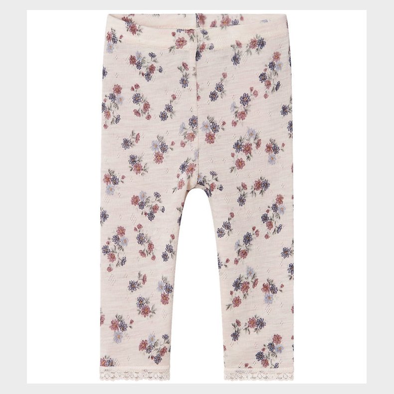 Name It Leggings - Uld - Noos - NbfWang - Lilac Ash m. Hulmnste