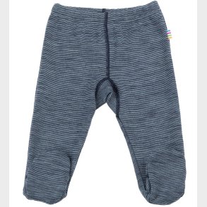 Joha leggings m. Fdder - Uld - Bl