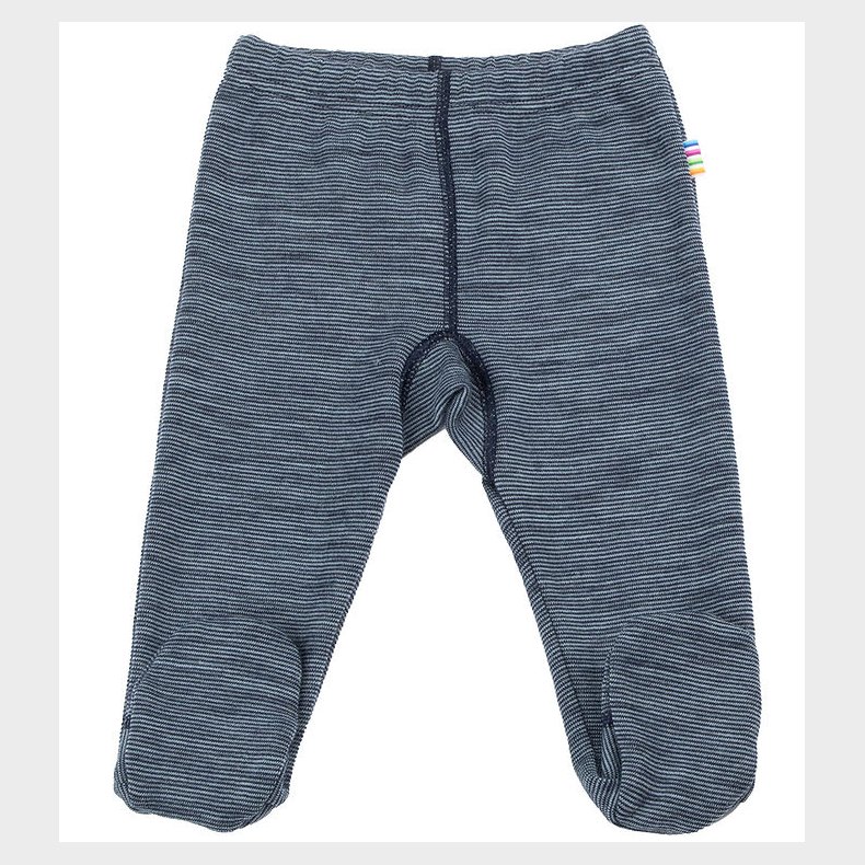 Joha leggings m. Fdder - Uld - Bl