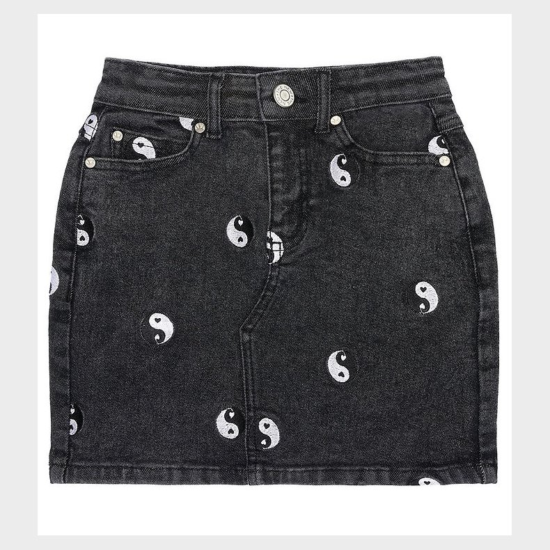 The New Nederdel - TnLykke - Black Denim Wash