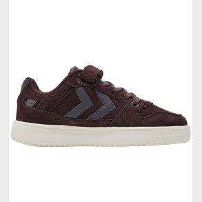 Hummel Sko - ST. Power Play Suede JR - Fudge
