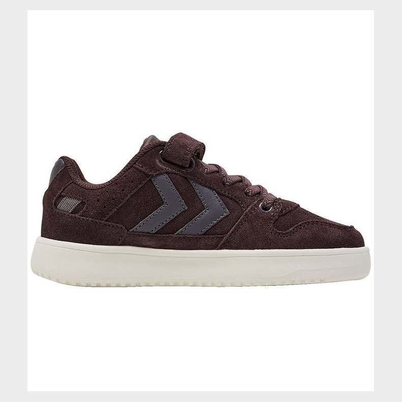 Hummel Sko - ST. Power Play Suede JR - Fudge