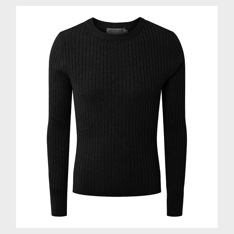 Hound Bluse - Strik - Black