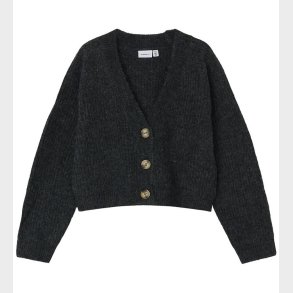 Name It Cardigan - Strik - Noos - NkfHolly - Dark Grey Melange