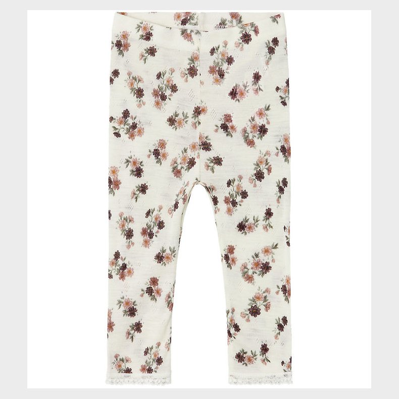 Name It Leggings - Uld - Noos - NmfWang - Snow White m. Hulm�nst