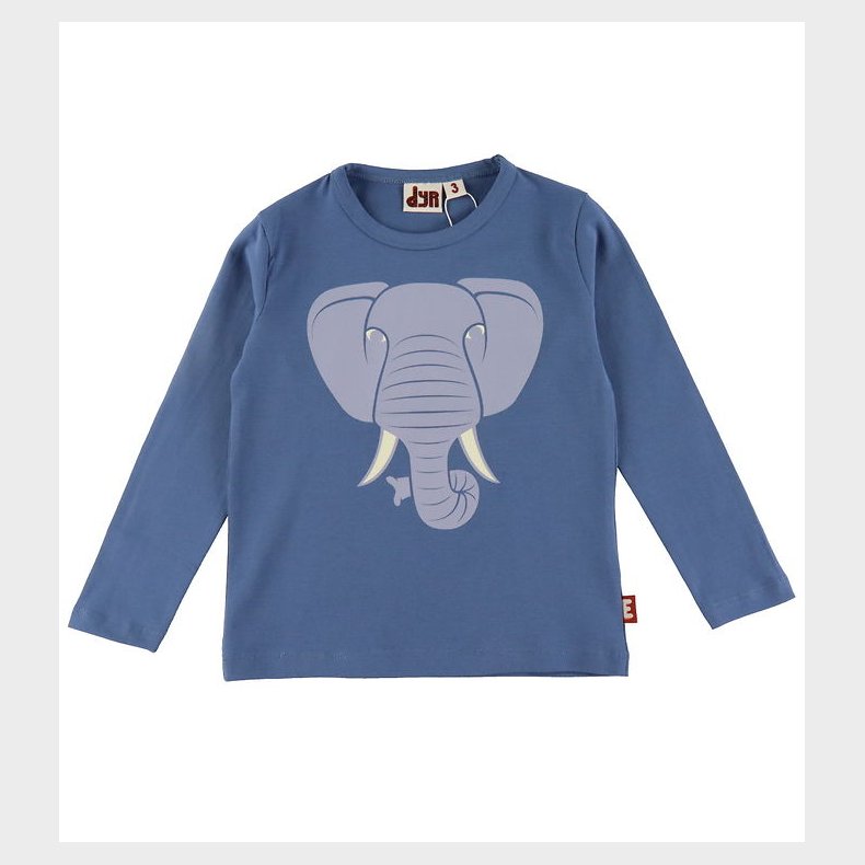 DYR-Cph Bluse - Dyrroar - Cold Blue Elefant