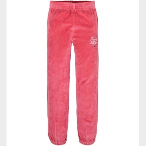 Tommy Hilfiger Velourbukser - Script - Heritage Pink