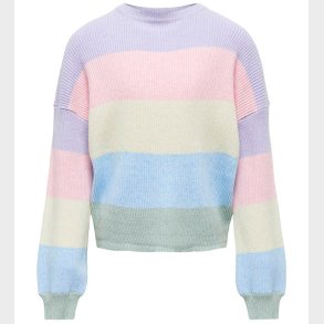 Kids Only Bluse - Strik - Noos - KogSandy - Lavendula/Roseate