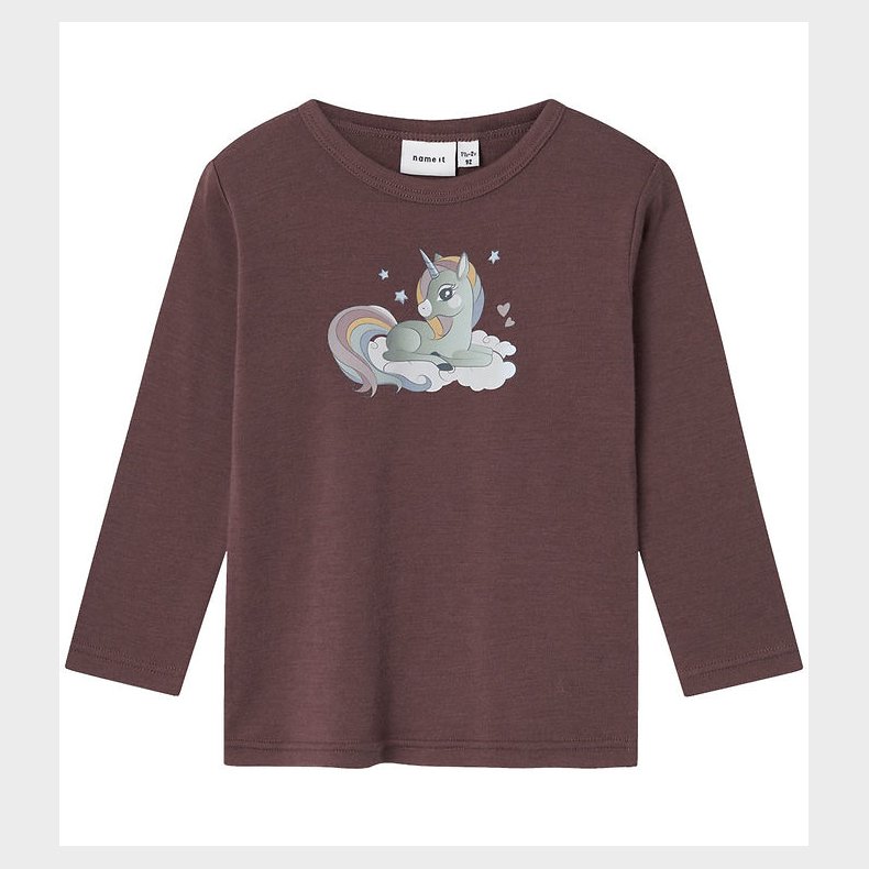 Name It Bluse - Uld - Noos - NmfWillitus - Sparrow