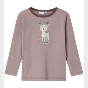 Name It Bluse - Uld - NmfWillit - Purple Dove