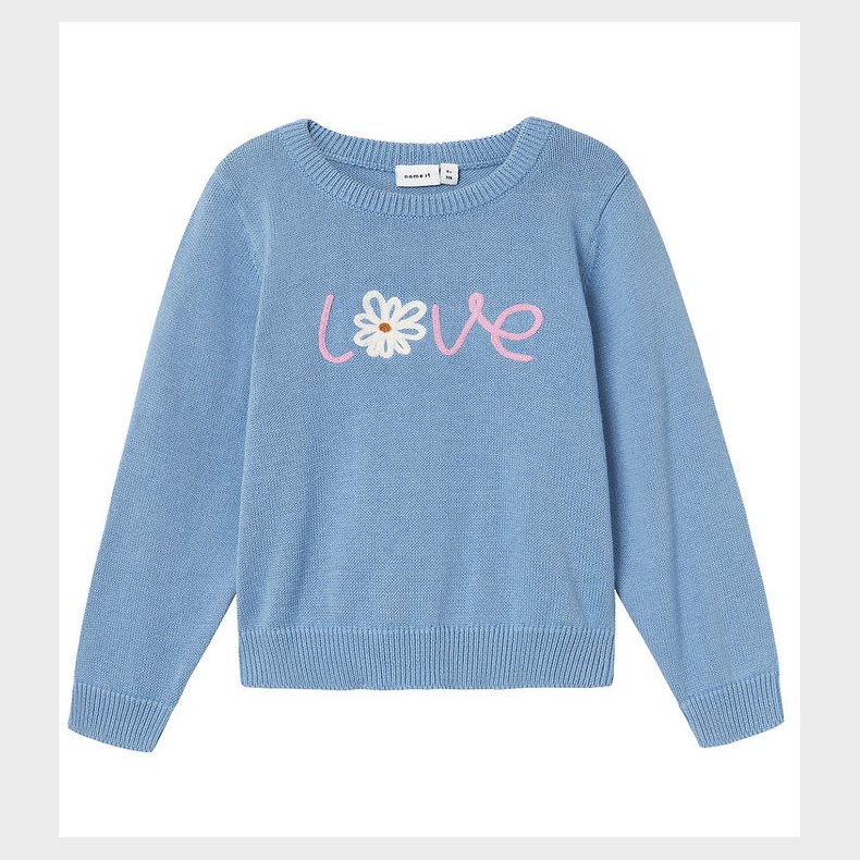 Name It Bluse - Strik - NmfLosette - Endless Sky