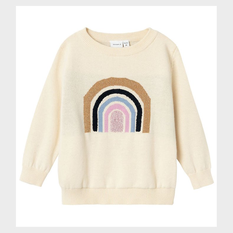 Name It Bluse - Strik - NmfKibow - Buttercream