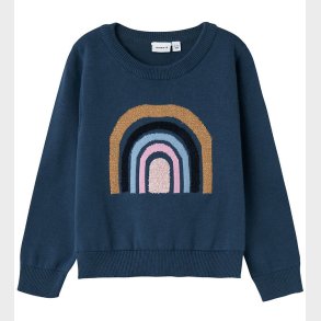 Name It Bluse - Strik - NmfKibow - Dark Denim