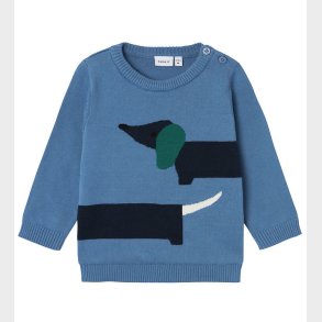 Name It Bluse - Strik - NbmKavin - Coronet Blue