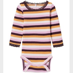 Name It Body l/ - Rib - NbfLinnie - Festival Bloom