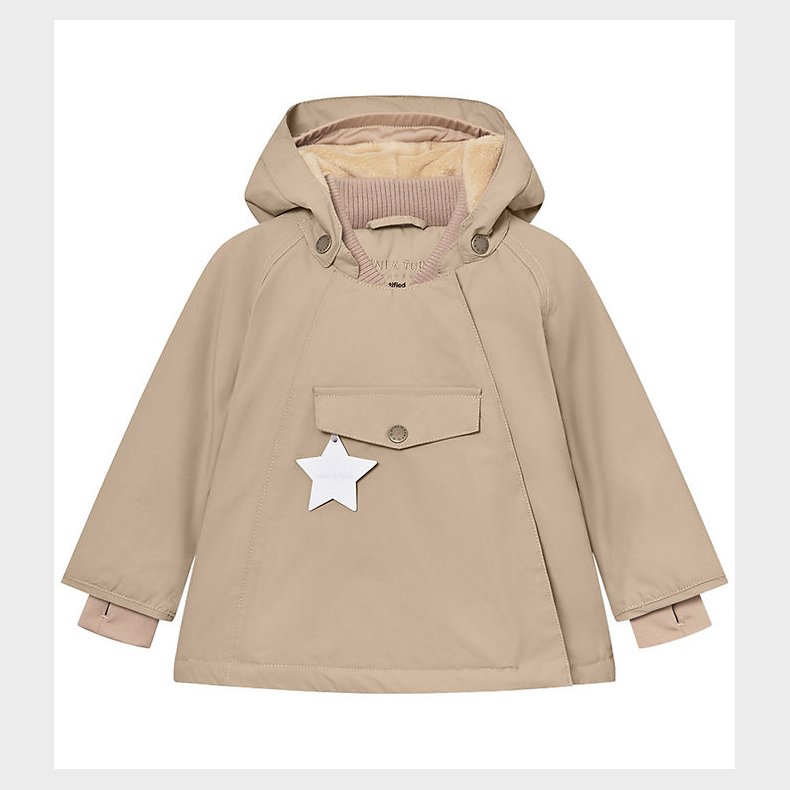 Mini A Ture Vinterjakke - Wang Fleece - Savannah Tan