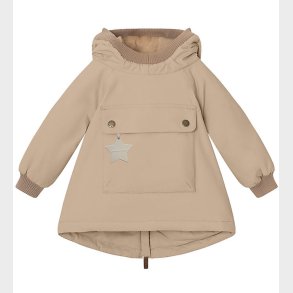 Mini A Ture Vinterjakke - Babywen Fleece - Savannah Tan