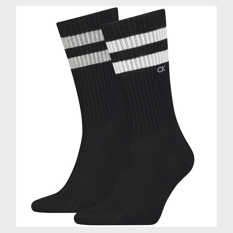 Calvin Klein Strmper - 2-pak - Sort