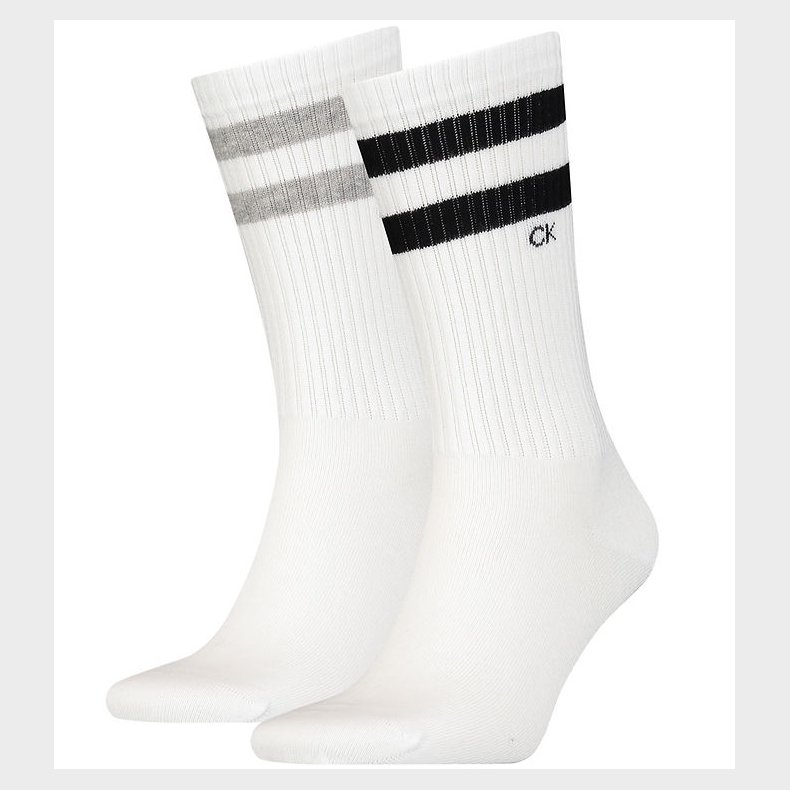 Calvin Klein Strmper - 2-pak - Hvid