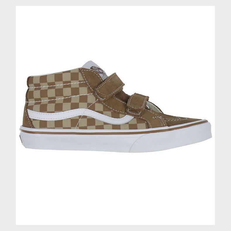 Vans Sko - SK8-Mid Reissue V Neutral - Checkerboard Brown/White