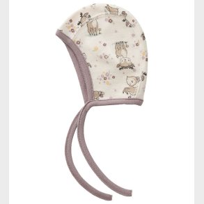 Name It Babyhjelm - Uld - NbfWillit - Lilac Ash/AOP