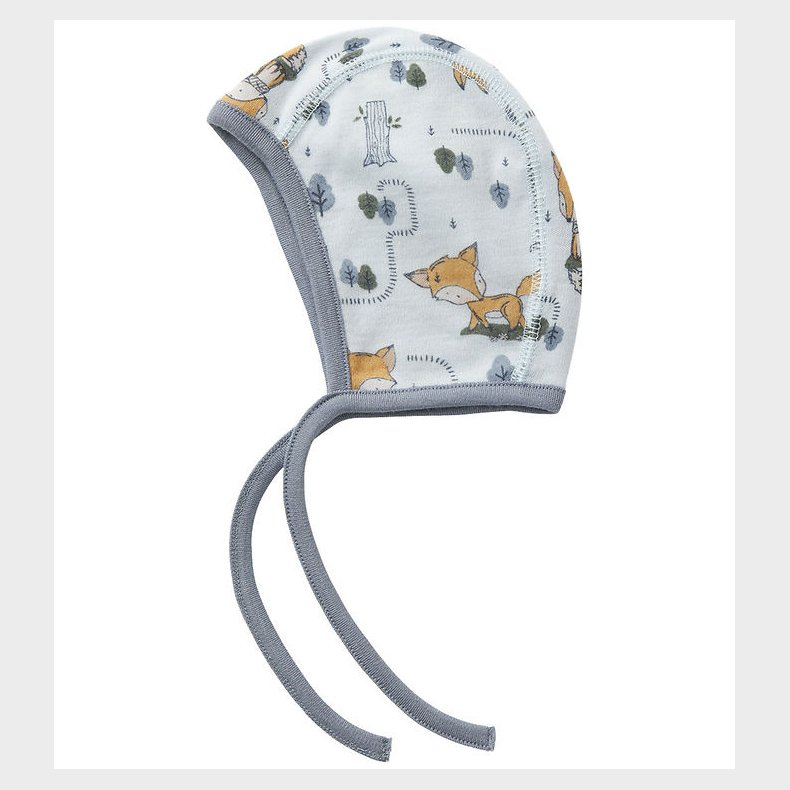Name It Babyhjelm - Uld - NbmWillit - Gray Dawn/AOP