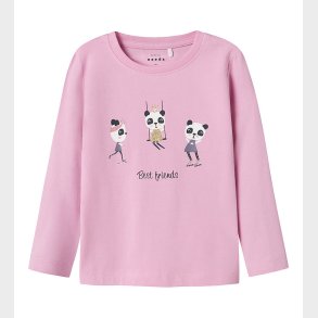 Name It Bluse - NmfVix - Pastel Lavender m. Glimmer