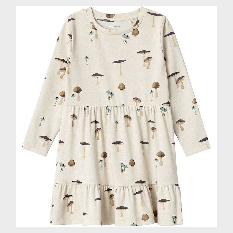 Name It Kjole - NmfNatasja - Peyote Melange m. Svampe