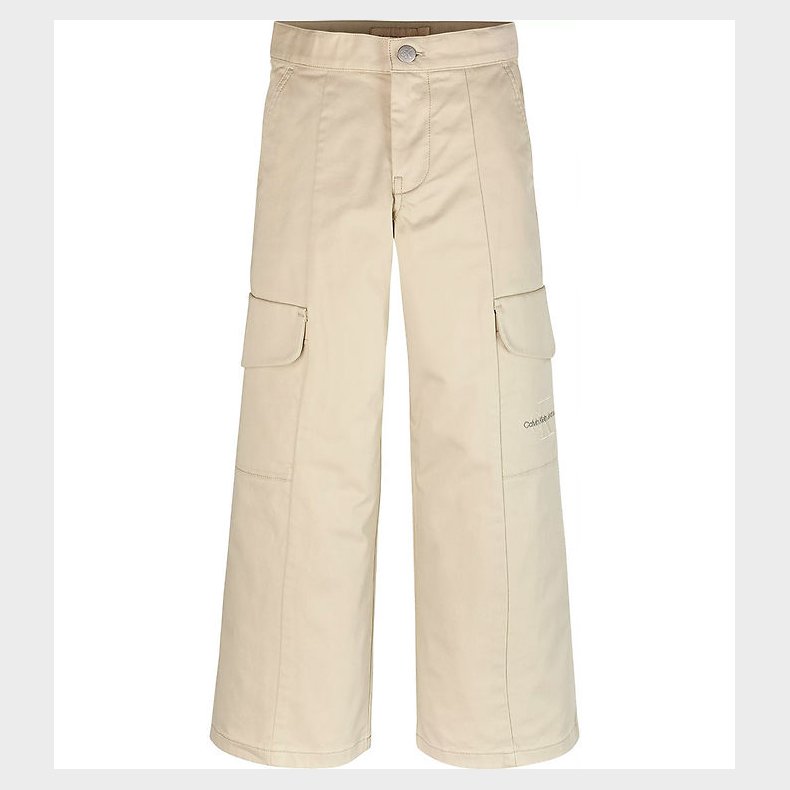 Calvin Klein Bukser - Clean Utility Cargo - Pelican